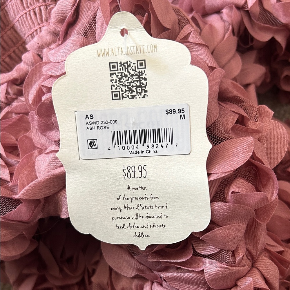 Altar'd State Pink Textured Dress - Picture 4 of 6